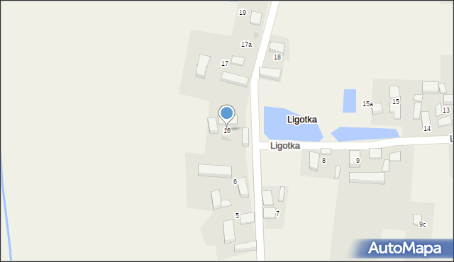 Ligotka, Ligotka, 16, mapa Ligotka