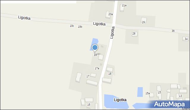 Ligotka, Ligotka, 19, mapa Ligotka