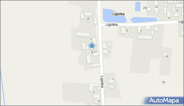 Ligotka, Ligotka, 5, mapa Ligotka