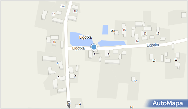 Ligotka, Ligotka, 8, mapa Ligotka