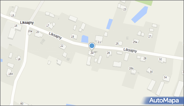 Liksajny, Liksajny, 24, mapa Liksajny