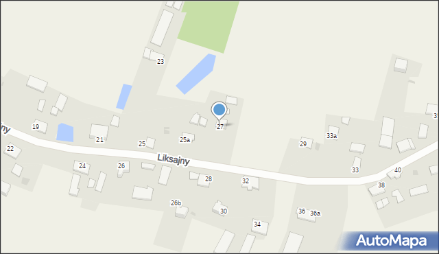 Liksajny, Liksajny, 27, mapa Liksajny