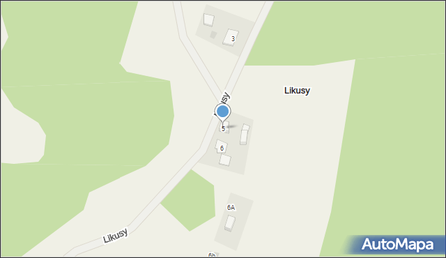 Likusy, Likusy, 5, mapa Likusy