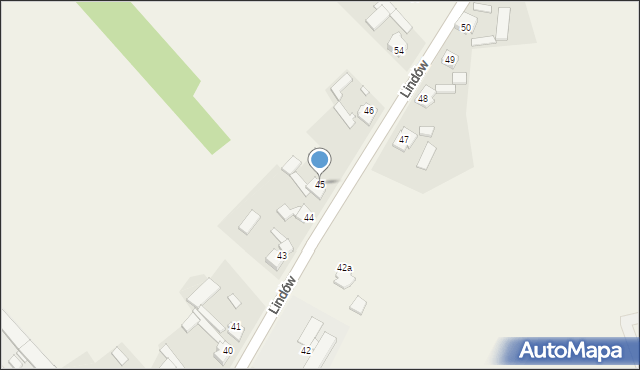 Lindów, Lindów, 45, mapa Lindów