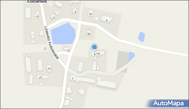 Liniewko Kościerskie, Liniewko Kościerskie, 4, mapa Liniewko Kościerskie