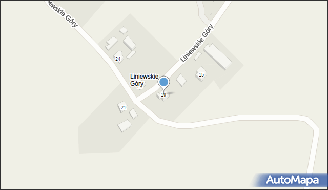 Liniewskie Góry, Liniewskie Góry, 19, mapa Liniewskie Góry