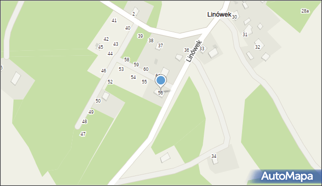 Linówek, Linówek, 56, mapa Linówek