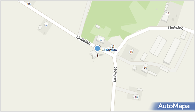 Linówiec, Linówiec, 8, mapa Linówiec