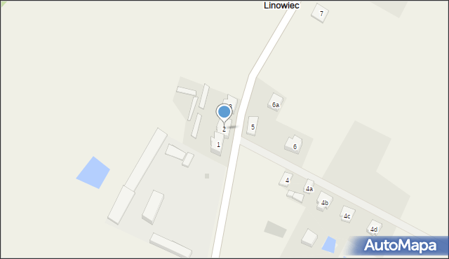 Linowiec, Linowiec, 2, mapa Linowiec