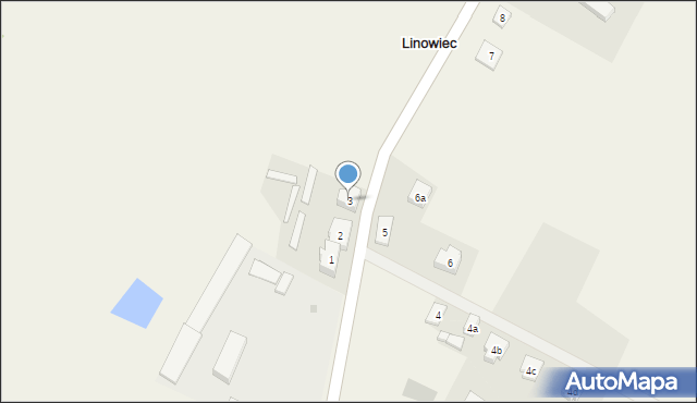 Linowiec, Linowiec, 3, mapa Linowiec