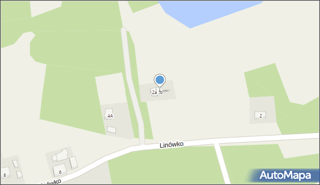 Linówko, Linówko, 2b, mapa Linówko