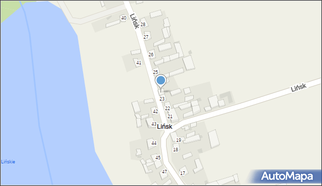 Lińsk, Lińsk, 24, mapa Lińsk