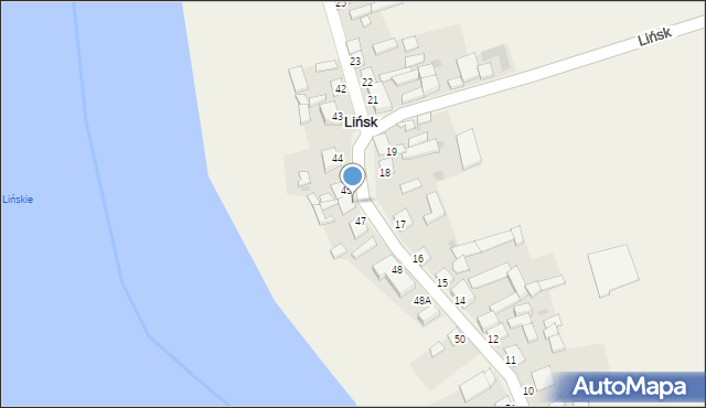 Lińsk, Lińsk, 46, mapa Lińsk