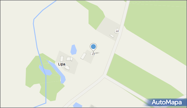 Lipa, Lipa, 13, mapa Lipa