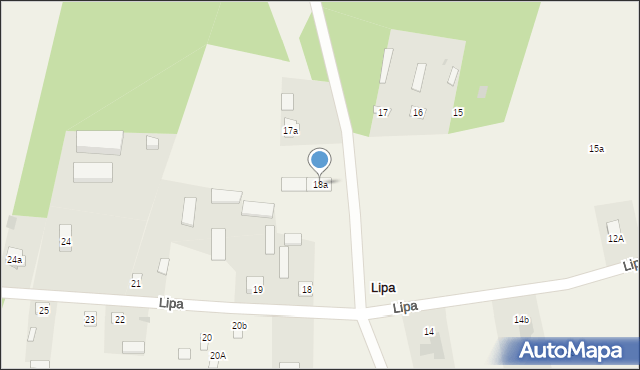 Lipa, Lipa, 18a, mapa Lipa