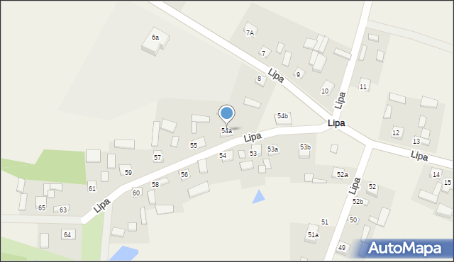 Lipa, Lipa, 54a, mapa Lipa