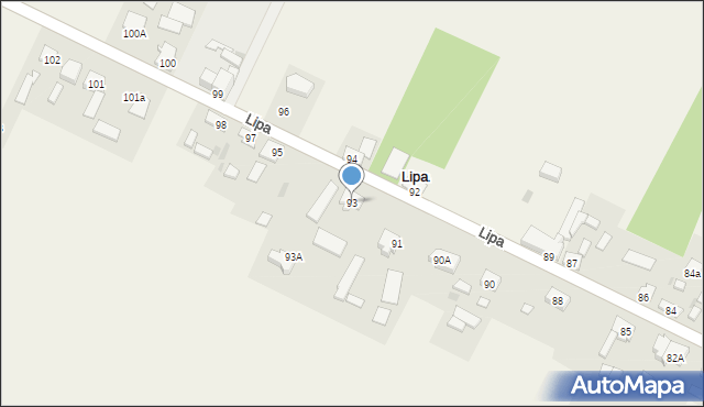 Lipa, Lipa, 93, mapa Lipa