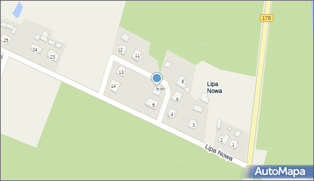 Lipa, Lipa Nowa, 7, mapa Lipa