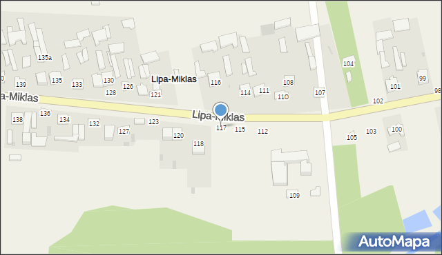 Lipa-Miklas, Lipa-Miklas, 117, mapa Lipa-Miklas