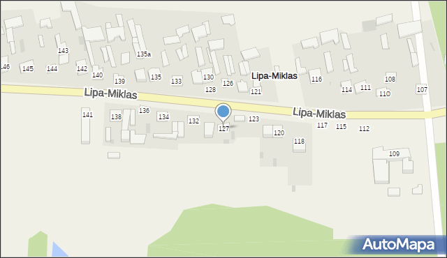 Lipa-Miklas, Lipa-Miklas, 127, mapa Lipa-Miklas