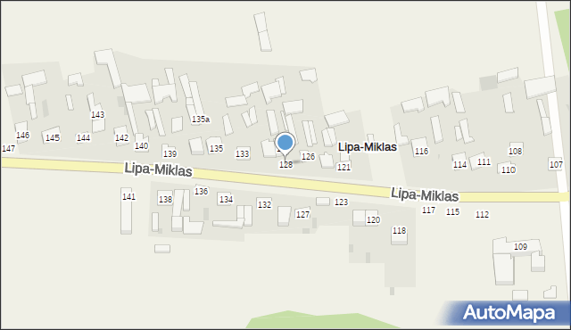 Lipa-Miklas, Lipa-Miklas, 128, mapa Lipa-Miklas