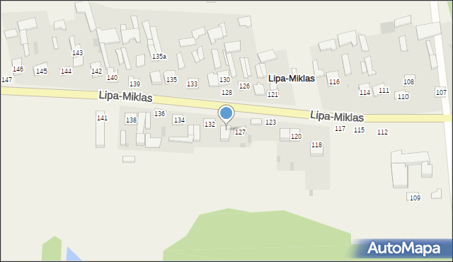 Lipa-Miklas, Lipa-Miklas, 129, mapa Lipa-Miklas