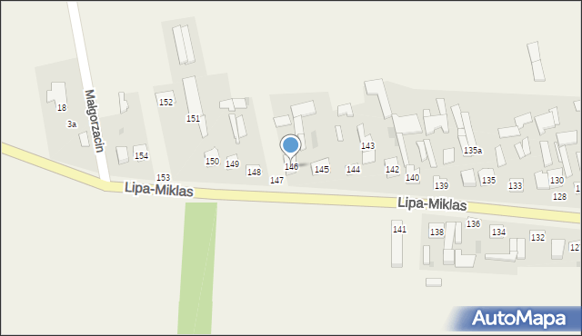 Lipa-Miklas, Lipa-Miklas, 146, mapa Lipa-Miklas