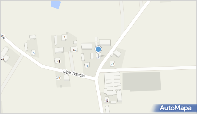 Lipe Trzecie, Lipe Trzecie, 2, mapa Lipe Trzecie