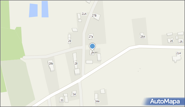 Lipe Trzecie, Lipe Trzecie, 27, mapa Lipe Trzecie