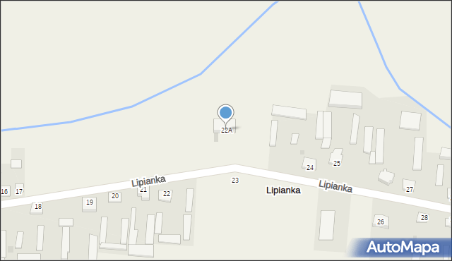Lipianka, Lipianka, 22A, mapa Lipianka