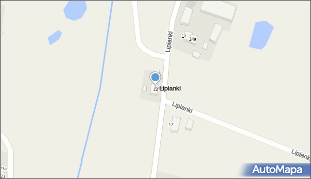 Lipianki, Lipianki, 13, mapa Lipianki