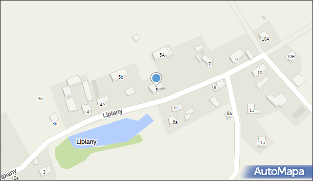 Lipiany, Lipiany, 5, mapa Lipiany