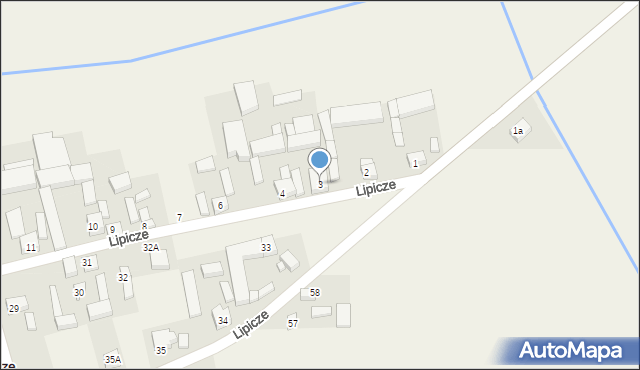 Lipicze, Lipicze, 3, mapa Lipicze