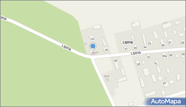 Lipina, Lipina, 101, mapa Lipina