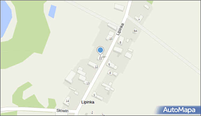 Lipinka, Lipinka, 11, mapa Lipinka