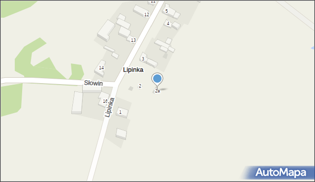 Lipinka, Lipinka, 2a, mapa Lipinka