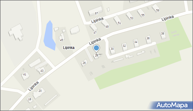 Lipinka, Lipinka, 28, mapa Lipinka