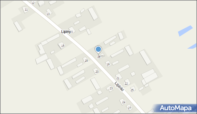 Lipinki, Lipinki, 16, mapa Lipinki