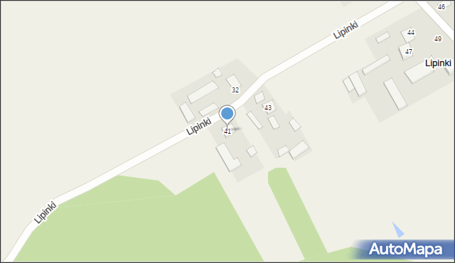 Lipinki, Lipinki, 41, mapa Lipinki