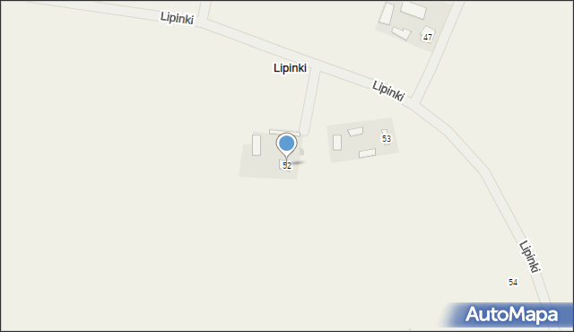 Lipinki, Lipinki, 52, mapa Lipinki