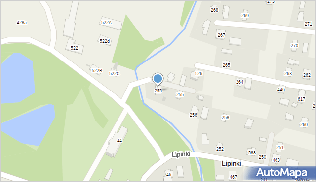 Lipinki, Lipinki, 253, mapa Lipinki