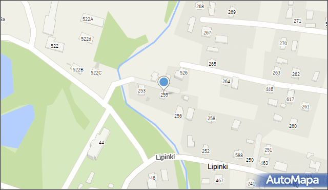 Lipinki, Lipinki, 255, mapa Lipinki