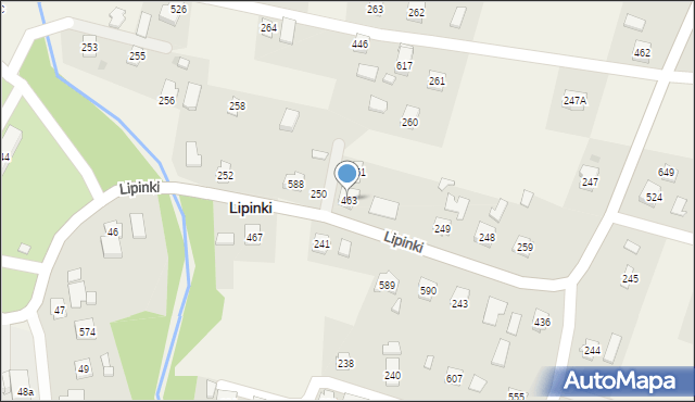 Lipinki, Lipinki, 463, mapa Lipinki