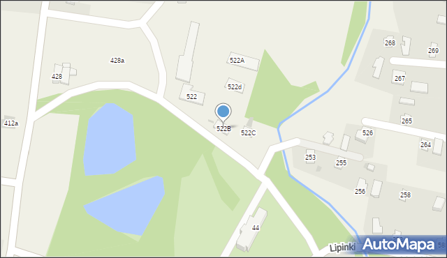 Lipinki, Lipinki, 522B, mapa Lipinki