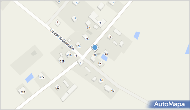 Lipinki Królewskie, Lipinki Królewskie, 6b, mapa Lipinki Królewskie