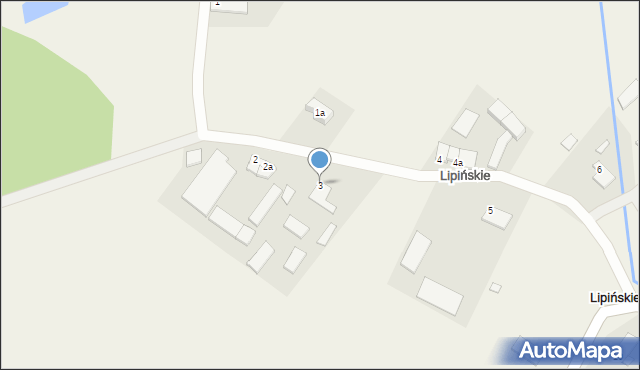 Lipińskie, Lipińskie, 3, mapa Lipińskie