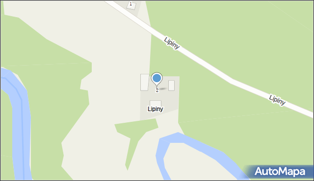 Lipiny, Lipiny, 2, mapa Lipiny