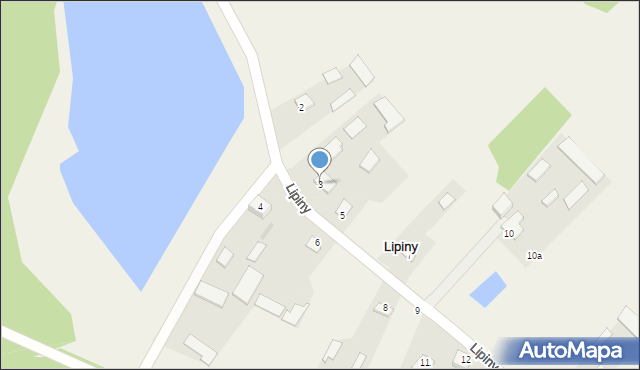 Lipiny, Lipiny, 3, mapa Lipiny