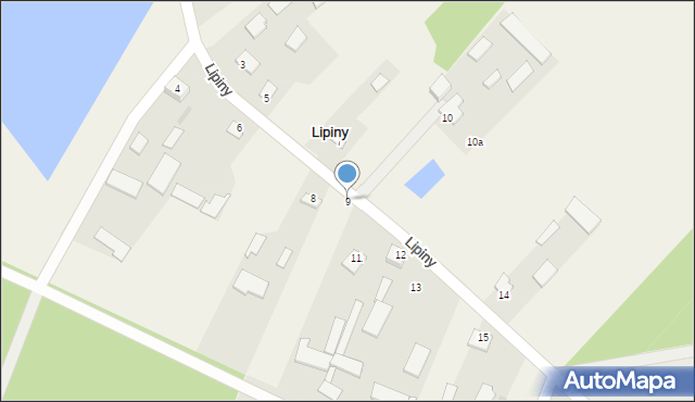 Lipiny, Lipiny, 9, mapa Lipiny