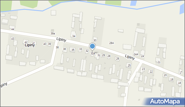 Lipiny, Lipiny, 31a, mapa Lipiny